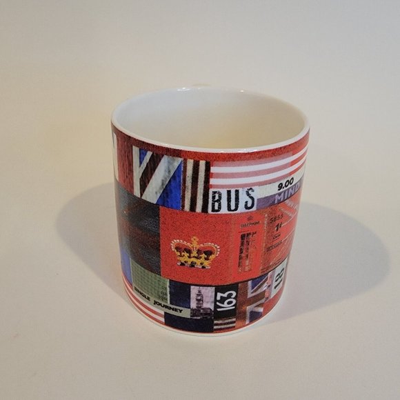 Whittard of Chelsea Flag London England Mind the Gap Boat Service Coffee Mug - Picture 2 of 6